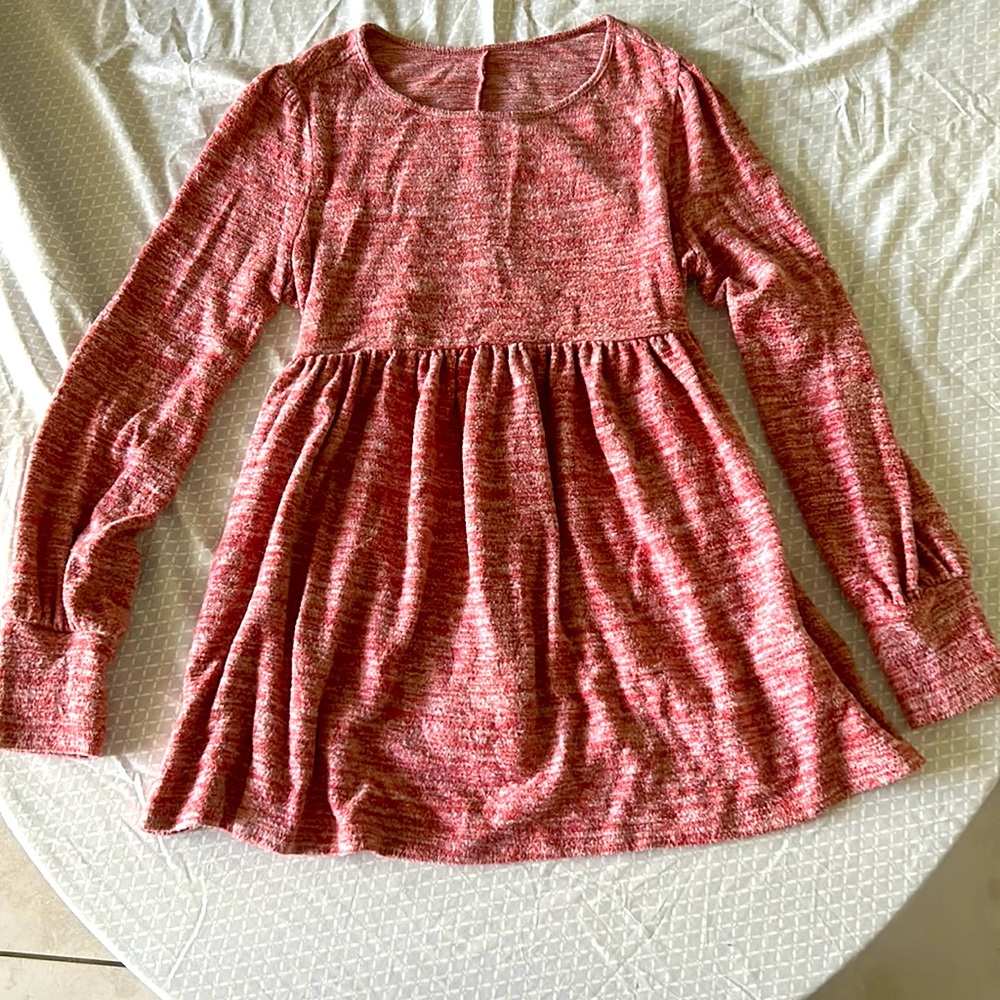 Soft long sleeve Maternity Pink Top